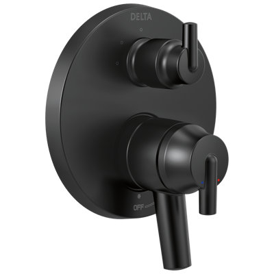 Contemporary Monitor 17 Series Valve Trim with 3-Setting Integrated Diverter