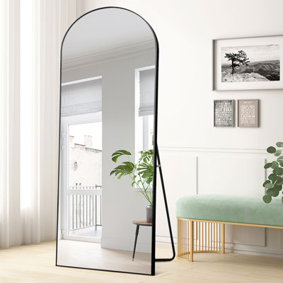 Miroir en métal noir