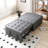 Versatile Linen Fabric Ottoman Sofa Bed with Multiple Functions for Comfortable Living-1338278743