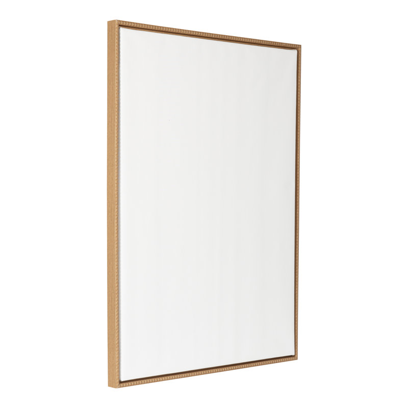 Toile vierge encadrée Sylvie, Perlé naturel, H 41,5 po x l 31,5 po