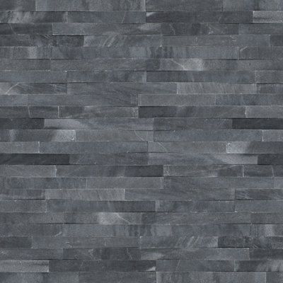 Stonecrest Celestine 6 in. x 24 in. Honed Marble Ledger Panel Wall Tile