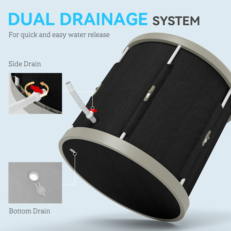 700mm x 700mm Freestanding Air Bathtub