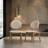 Extendable Dining Set with Upholstered Chairs-1522727868-1522727870