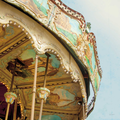 Paris Carousel I Aged