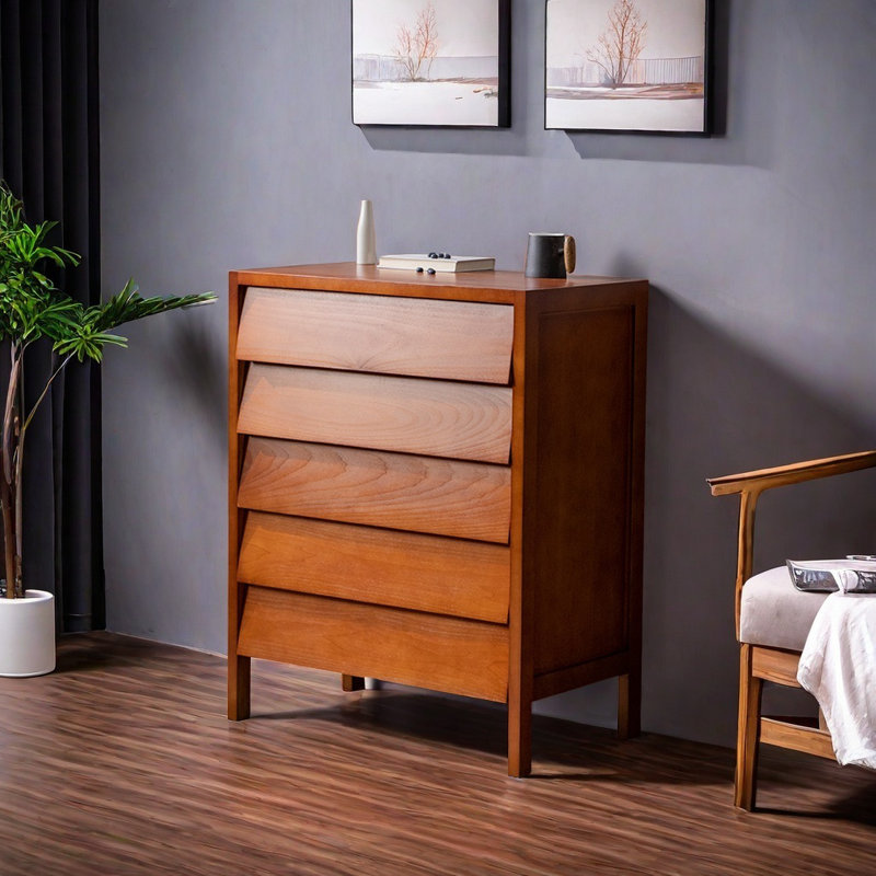 Commode d'appoint nordique de style rétro