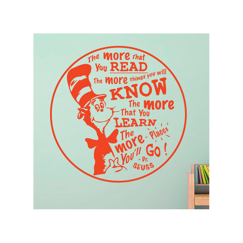Non-Wall Damaging Wall Decal, Orange