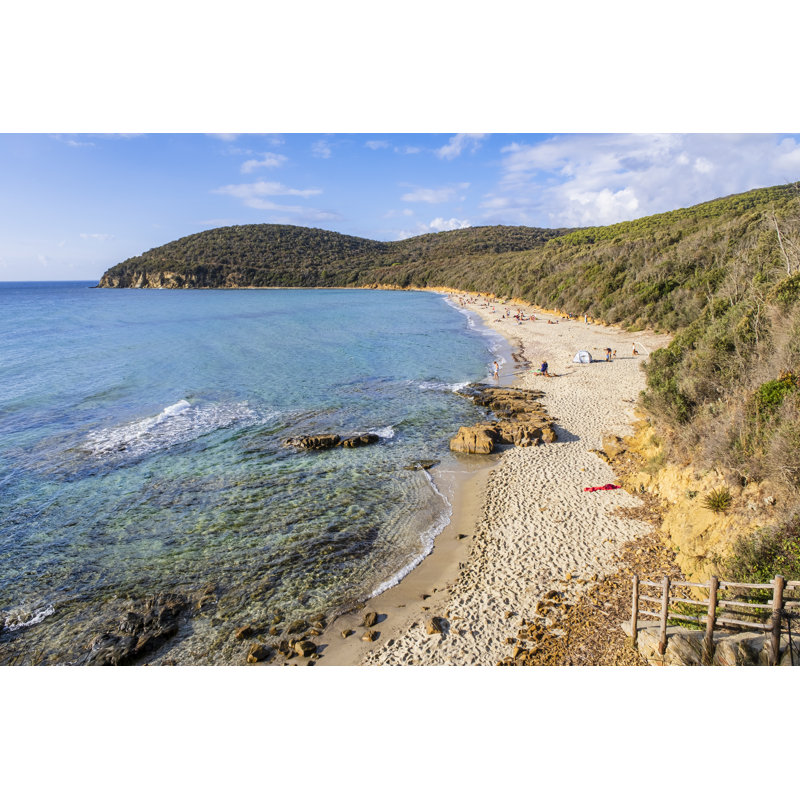 Cala Violina In The Maremma - Wrapped Canvas Print, 61cm H x 91cm W x 3.8cm D