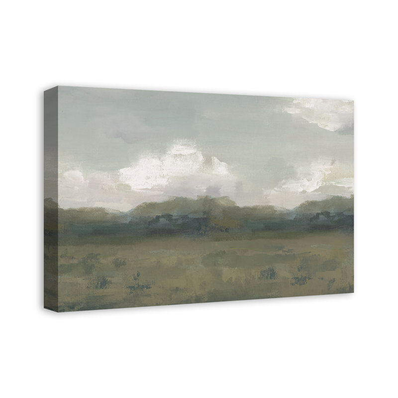 «Moody Green Landscape» sur toile