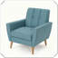 Fauteuil club Mid Century-1664038949