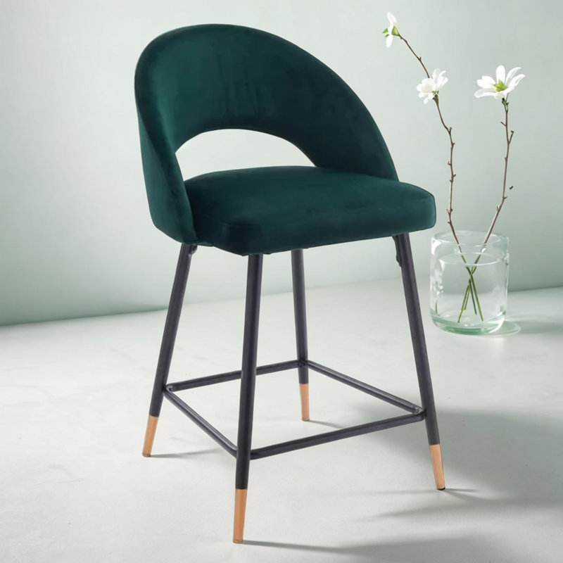 Tabouret de bar Ohanna, Vert
