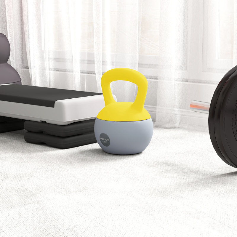 Kettlebell, Yellow/Grey