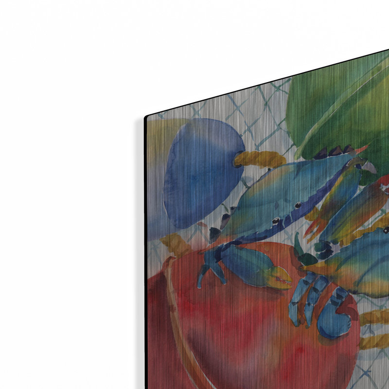 «Crabs And Floats» par Paul Brent, «Crabs And Floats» par Paul Brent, H 16 po x l 24 po