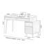 Bureau rectangulaire brun en bois massif avec 4 tiroirs-1998716646