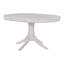Ensemble de table de salle à manger 5 pièces avec table ronde extensible et chaises rembourrées, parfait pour une utilisation polyvalente et un décor élégant-129386198-129386200-129386202