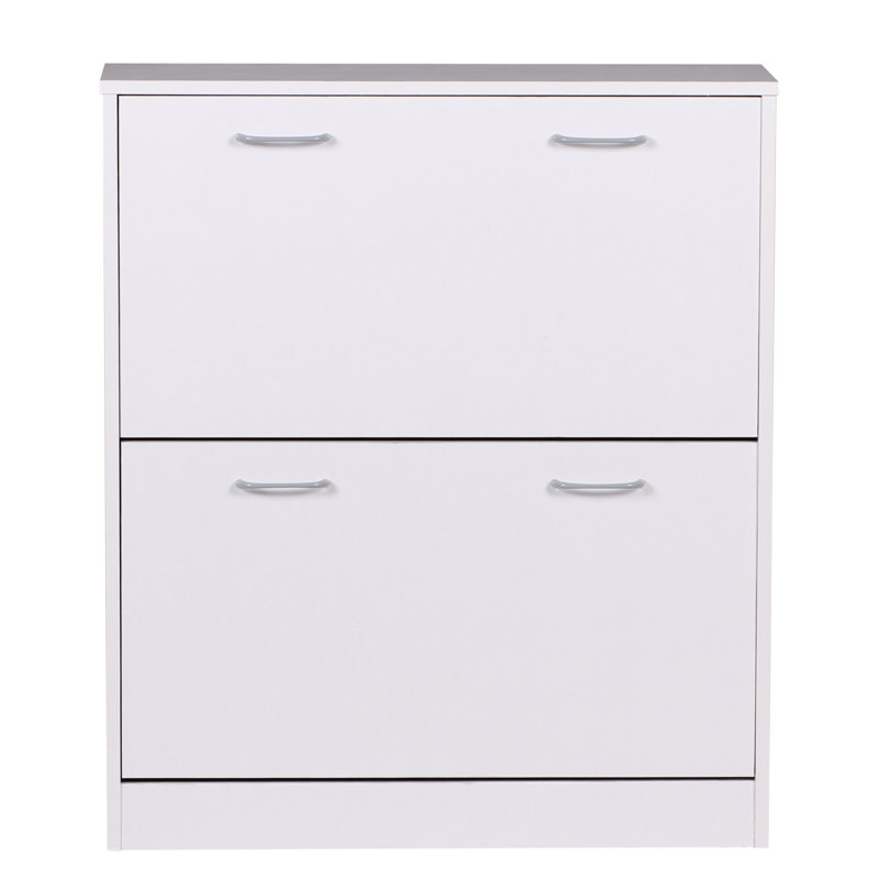 Sahara 20 Pair Flip Down Shoe Storage, White