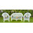 Outdoor Wicker Cushion Set for Bench and 2 Seats-1674173381