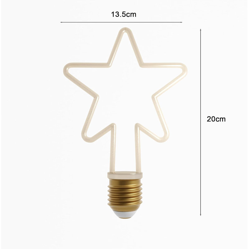 Decorative Ambient Angle Retro LED Bulb Light for Cafes Restaurants, Bars Clubs Living Rooms