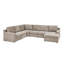 Canapé modulaire rembourré 7 pièces Ruriko-2072599276