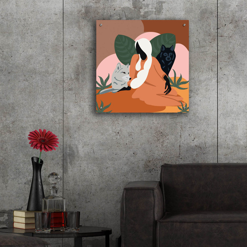 Art mural en verre acrylique «Mother Nature 2» Epic Art, 24 po x 24 po, H 24 po x l 24 po