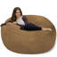 Fauteuil à billes - Fauteuil à billes rond rembourré en mousse à mémoire de forme avec housse amovible et lavable à la machine - Fauteuil à billes avec housse en microfibre douce - Plusieurs tailles et plusieurs tissus lavables à la machine-2145937776-2081064997