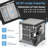 Costway 68 Cubic Feet Portable Freestanding Mini Fridge with Freezer