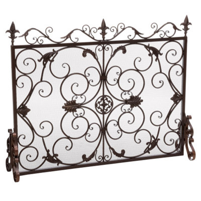 Stylish Protective Fireplace Safety Screen