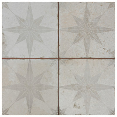 Kings 18" x 18" Ceramic Patterned Wall & Floor Tile