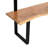 Solid Acacia Wood Hall Tree with Bench, Shelves & Coat Hooks, Live Edge Entryway Coat Rack, 48"W x 72"H