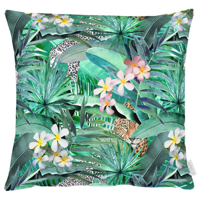 Floral Square Cushion Cover Cushion