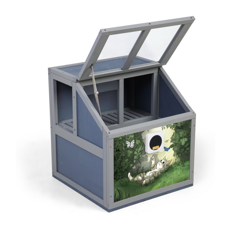 Enceinte de litière pour chat Coziwow