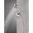 Round 2-in-1 Dual Shower Head with 5-Setting HandHeld Spray 1.75 GPM Chrome-117545933
