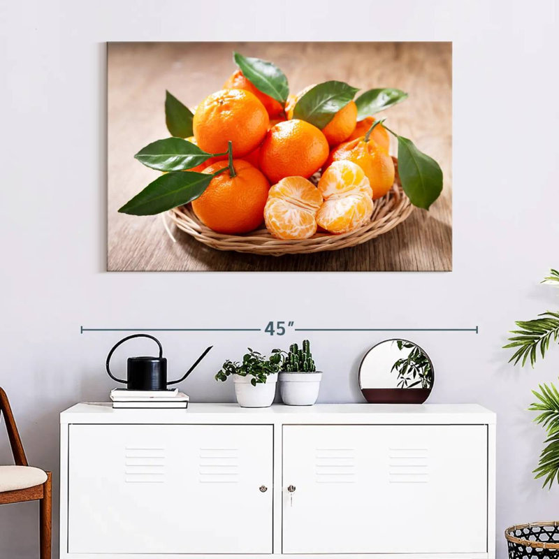 Yarlin Served Mandarin Oranges, 26" H x 39" W
