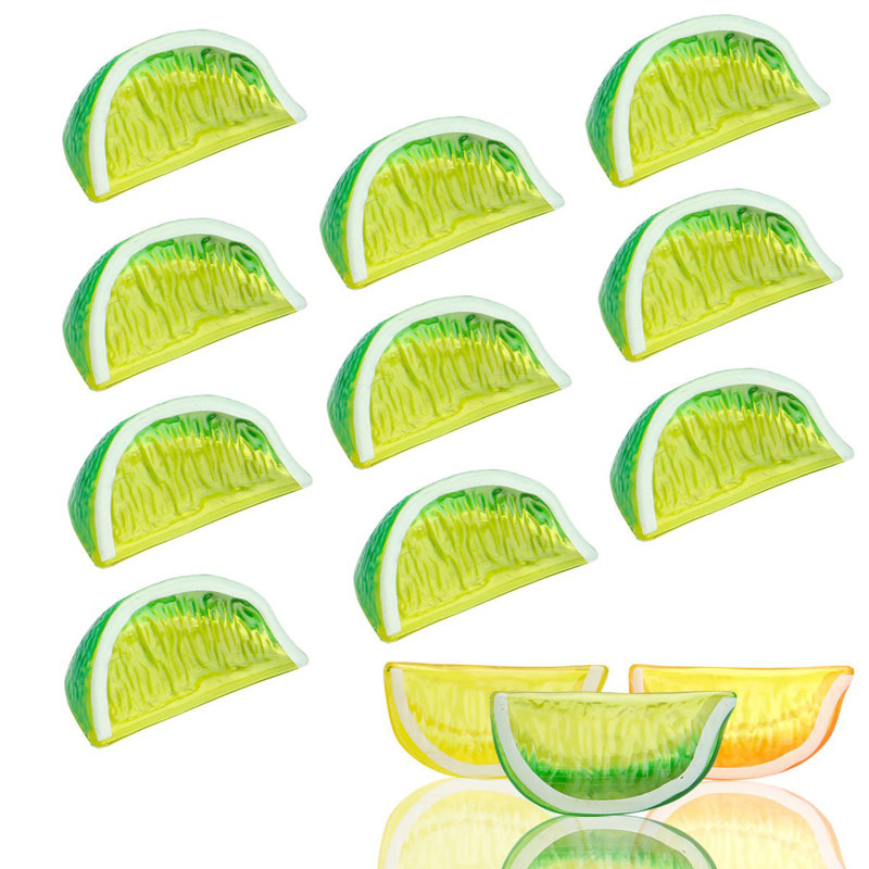 Simulation de tranches de citron artificielles Aiyana, Vert