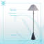 Lampe sur pied en métal Conical Oasis - 62 po x 19 po