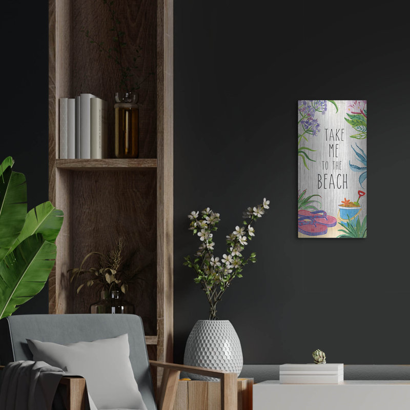  «Tropical Home 5» par Farida Zaman, art mural en métal, 12 po x 24 po, H 24 po x l 12 po