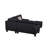 6-Piece Upholstered Sectional ,Black
