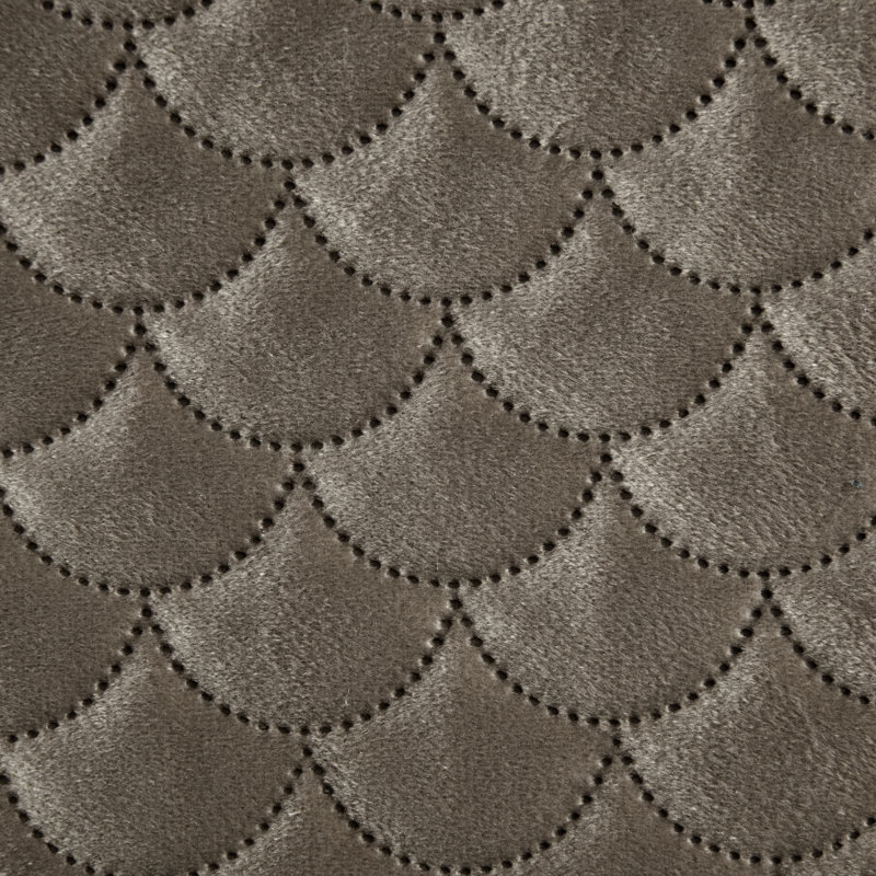 Ried Velvet Solid Colour Bedspread, Beige, W220 x L240cm