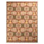 Scandinavian Hand Knotted Wool Geometric Area Rug-651425928