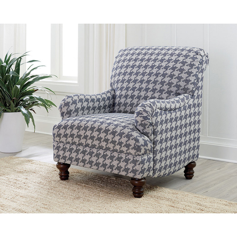 Fauteuil Raymonde, Mélange de polyester bleu
