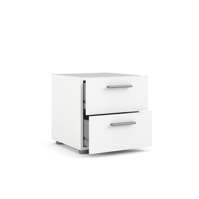 Gianna 15.75'' W Nightstand, White