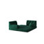 Lit à hauteur modulaire convertible 78,8 pouces avec lit debout, 4 sièges confortables pour le salon et la chambre à coucher, sac pliant amovible, profondeur d'assise de 70 cm de large, forme variable, lavable