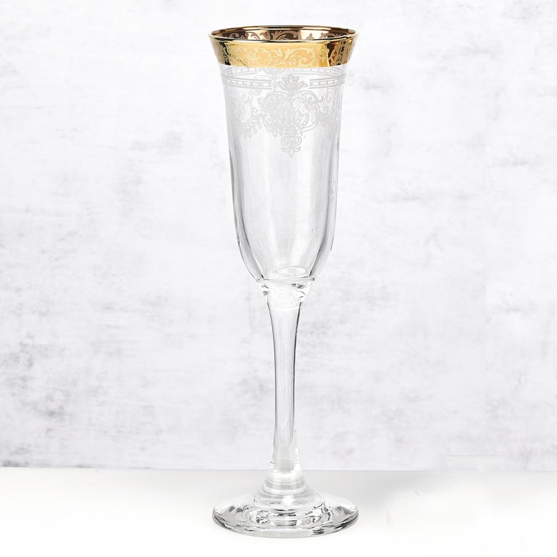 Verre cannelé 9 oz., Doré