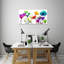 Floral Calm Pop - Wrapped Canvas Print-933597479