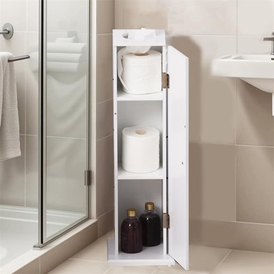 Toilet Paper Cabinet,bathroom Corner Floor Cabinet