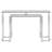 52'' Glass Top Console Table-206392910