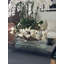 Stylish Glass Planter With White Magnolias