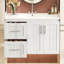 Tablette de meuble-lavabo mural avec tiroirs en céramique-104394955