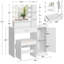 Ensemble coiffeuse avec tabouret et miroir Dasher-1351356159