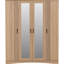 Tarmo 4 Door Manufactured Wood Wardrobe