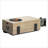 Firepit Table Set With Stainless Steel Ice Bucket & Gas Tank Side Table-416412273